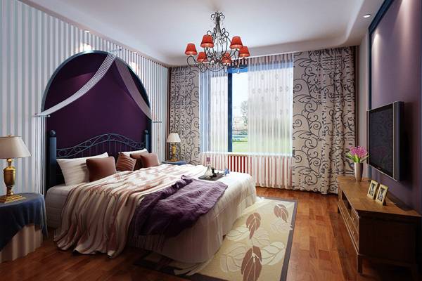 点击大图看下一张：时尚舒适的地中海风格家居设计图片