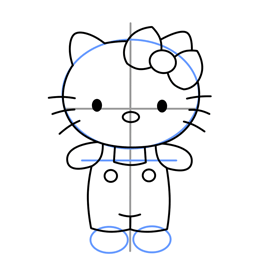 Hello Kitty简笔画