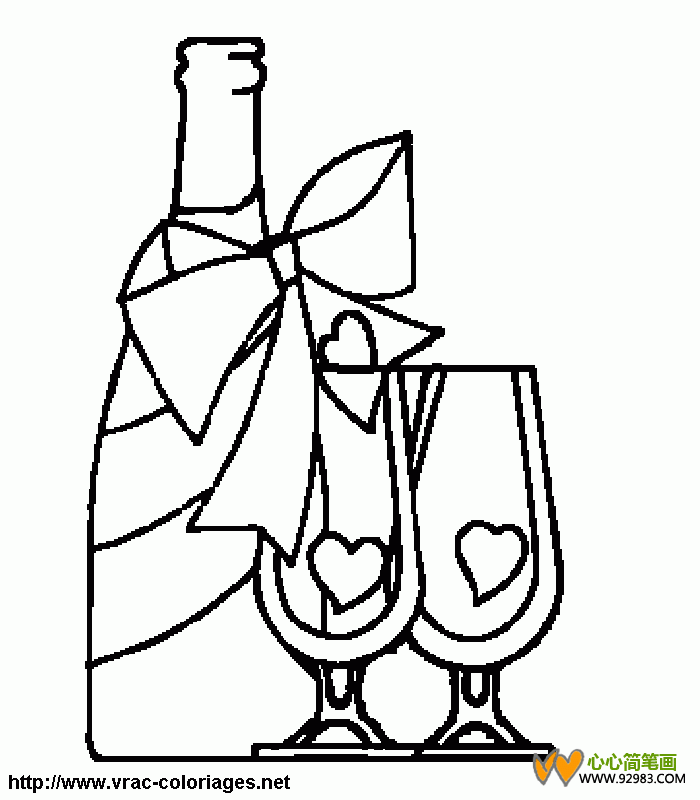酒瓶与酒杯