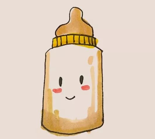 简笔画之奶瓶