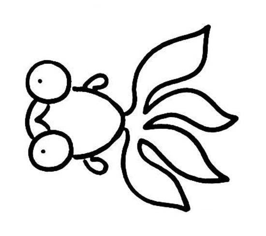 儿童金鱼简笔画图片