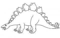 儿童恐龙动物简笔画图片