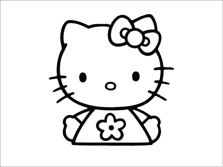 Hello Kitty简笔画