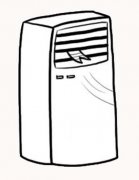 儿童空调柜机简笔画图片