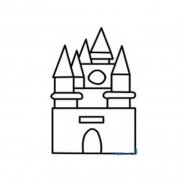 简单的城堡简笔画