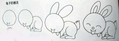 兔子简笔画画法