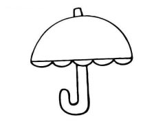 儿童小雨伞简笔画图片