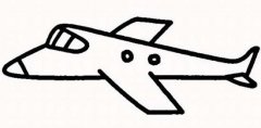 小飞机简笔画图片