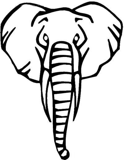 大象鼻子简笔画