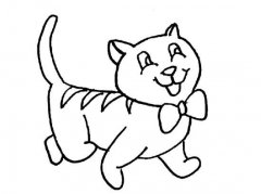可爱的小猫简笔画