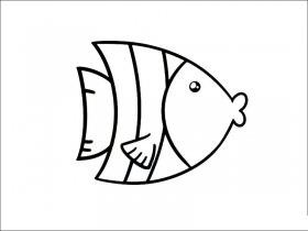 热带鱼简笔画