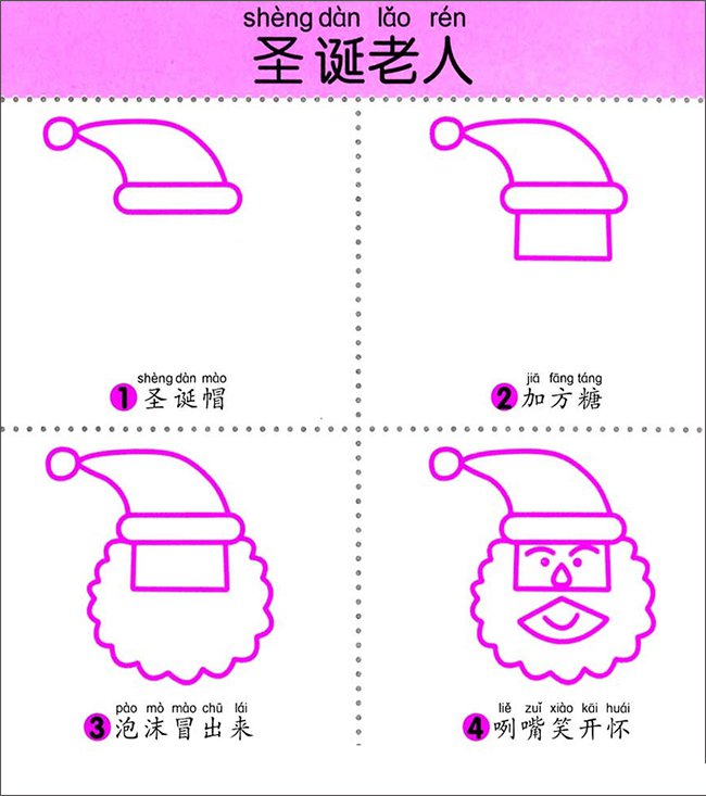 圣诞老人简笔画