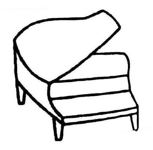 幼儿园大班钢琴简笔画图片