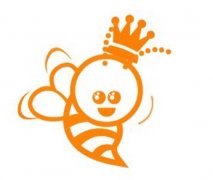 儿童卡通简笔画：戴皇冠的小蜜蜂
