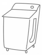 幼儿园简单的洗衣机简笔画图片