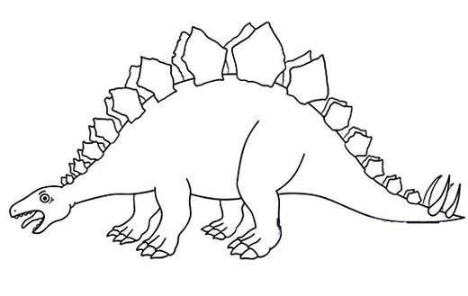 儿童恐龙动物简笔画图片