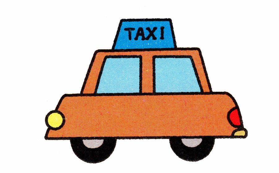 出租车简笔画画法
