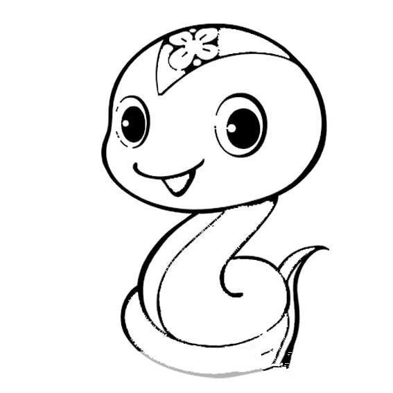 教你蛇的简笔画怎么画