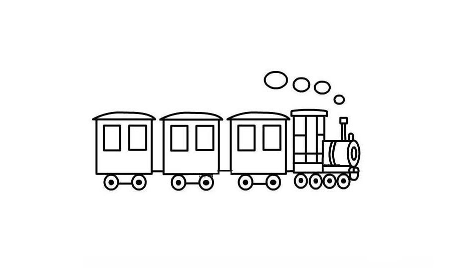 幼儿简笔画火车