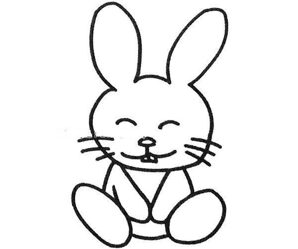 小兔子简笔画图片6