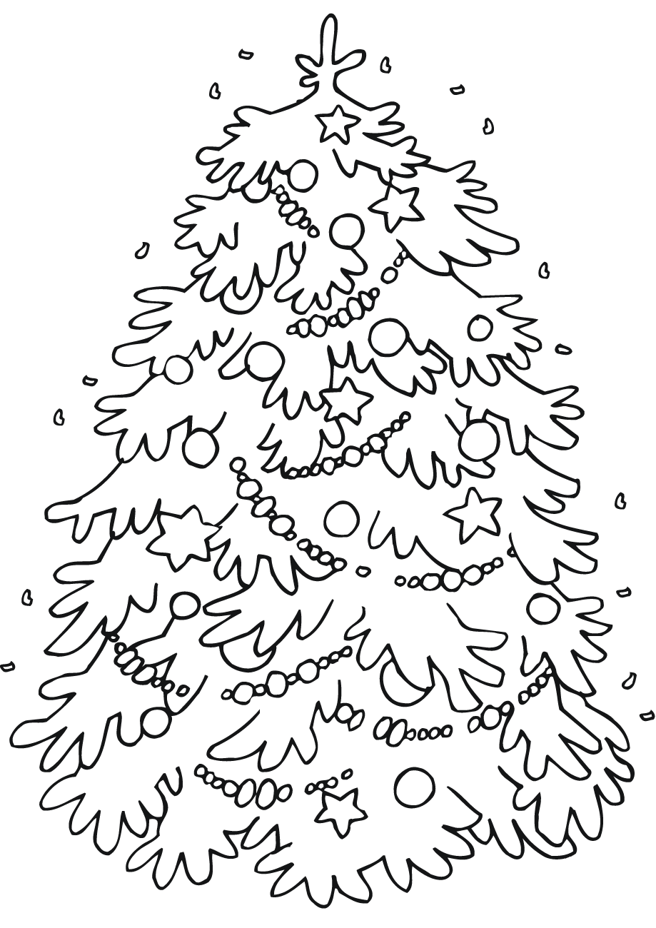 教你画漂亮的圣诞树