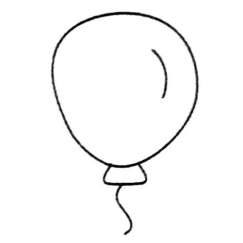 气球简笔画大全及画法步骤