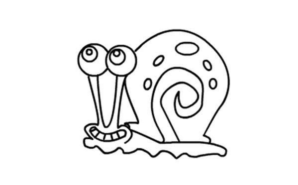 蜗牛的画法图解教程