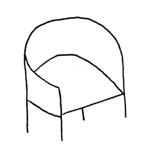 各种椅子的简笔画图片