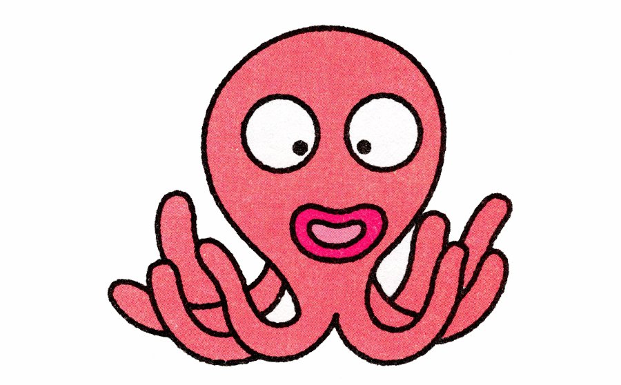 简笔画章鱼的画法