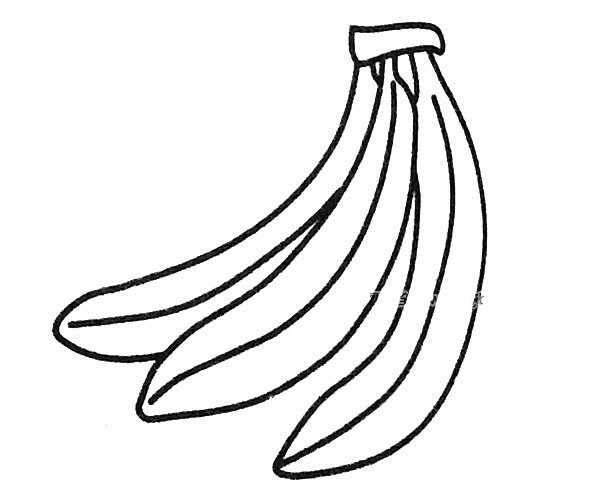 香蕉简笔画图片4