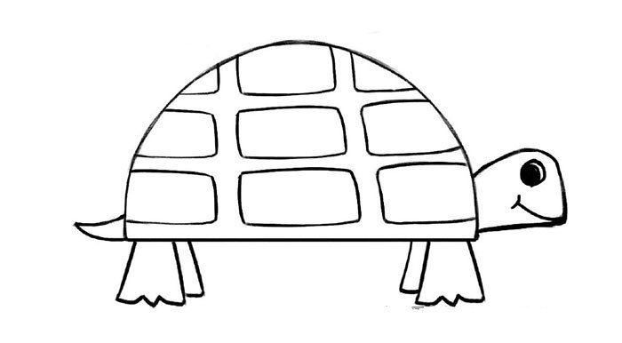 7.龟壳上画上龟裂纹