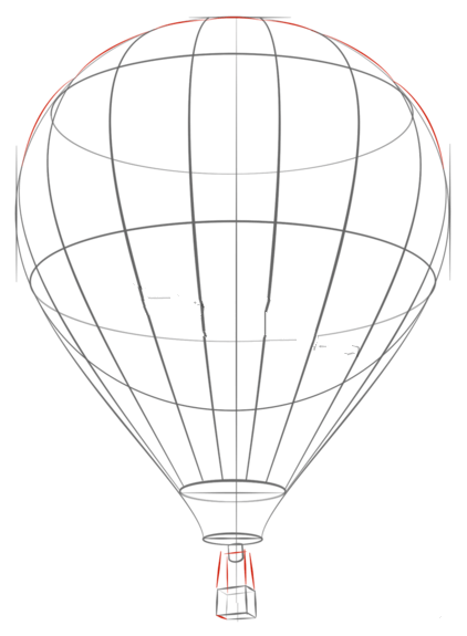 如何画热气球