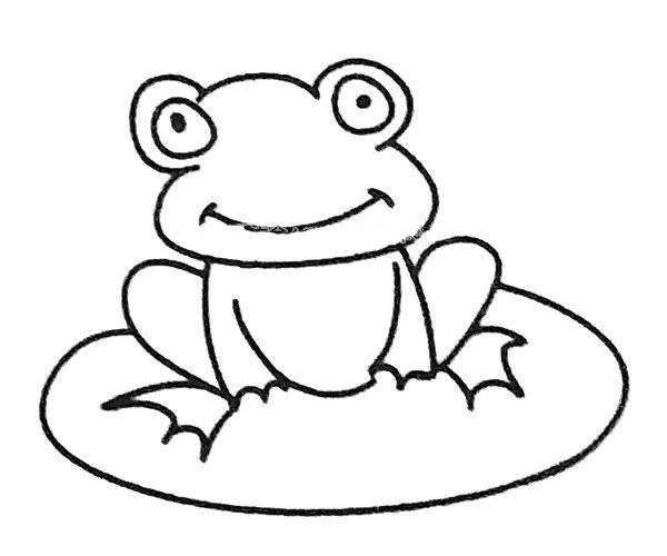 青蛙简笔画图片2