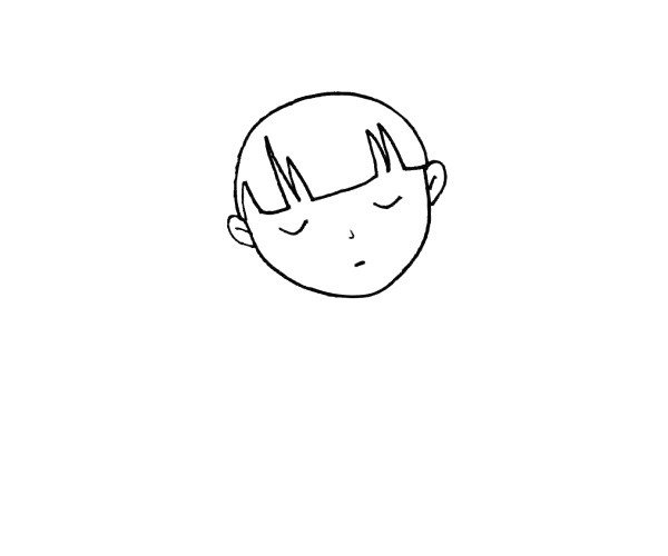 2. 画上头和五官