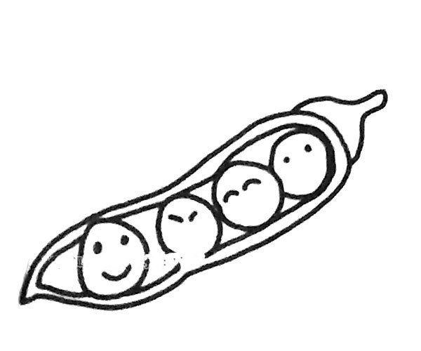 豌豆简笔画图片4