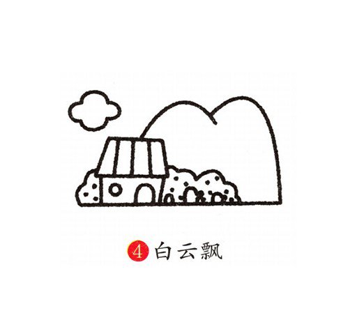 彩虹风景怎么画