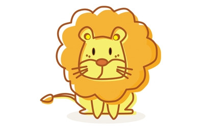 简笔画动画教程之狮子的绘画分解步骤