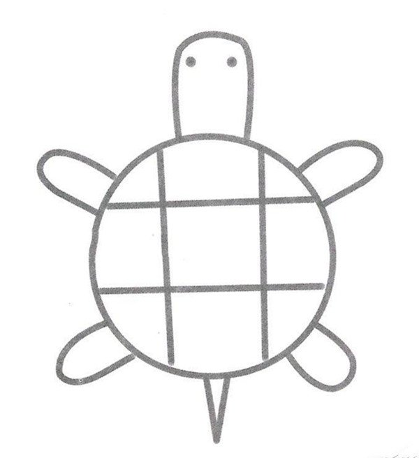 海龟简笔画图片