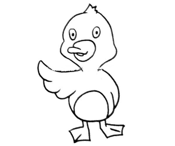 超可爱卡通小鸭子2