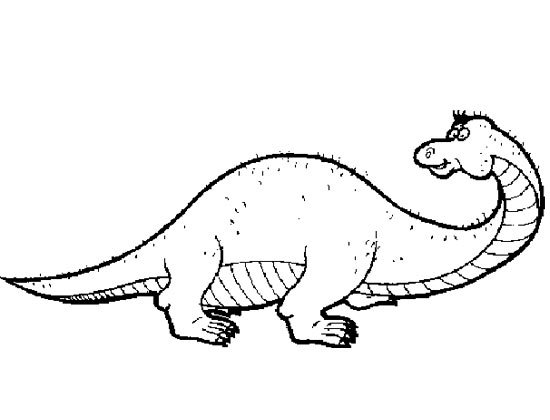 长毛的恐龙简笔画