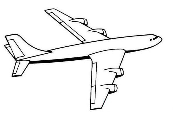 客运飞机怎么画航天飞机简笔画图片-www.jbhdq.com