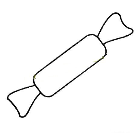 糖果简笔画大全及画法步骤