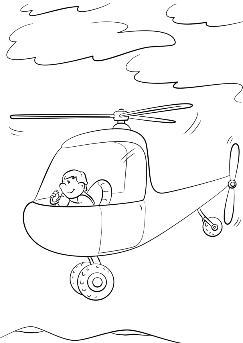 驾驶直升飞机