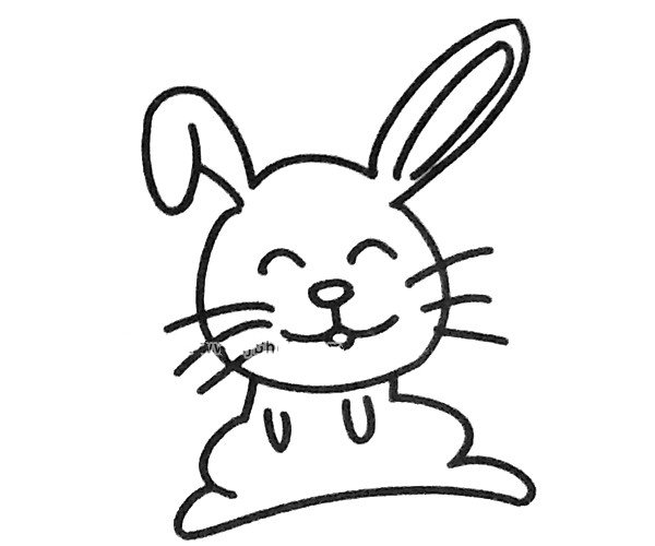 小兔子简笔画图片3