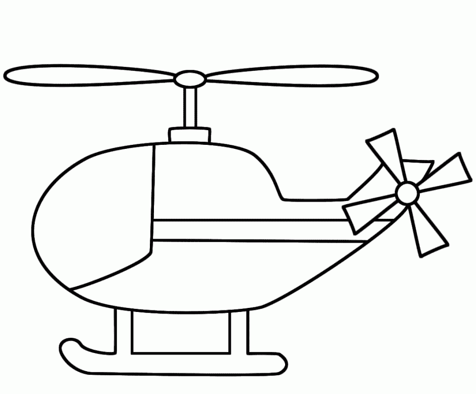 简单的直升机画法