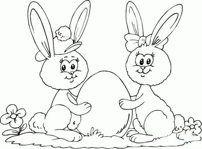 兔子简笔画大全 复活节兔子简笔画