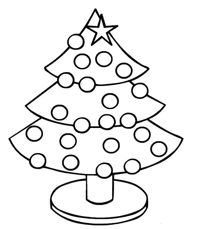 关于圣诞树的简笔画图片