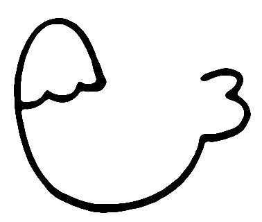 儿童动物简笔画鸽子的画法