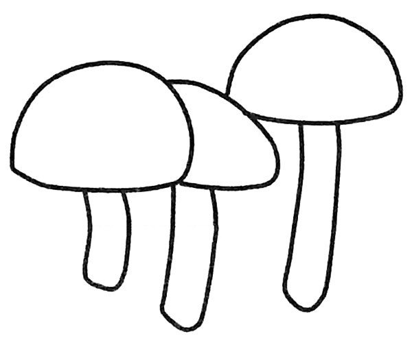 蘑菇简笔画图片2