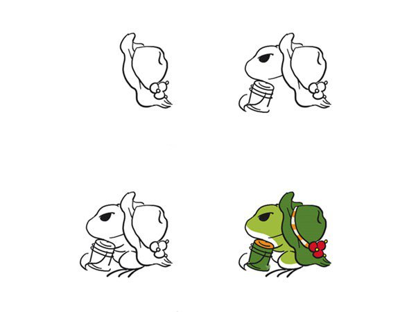 旅行青蛙的画法3